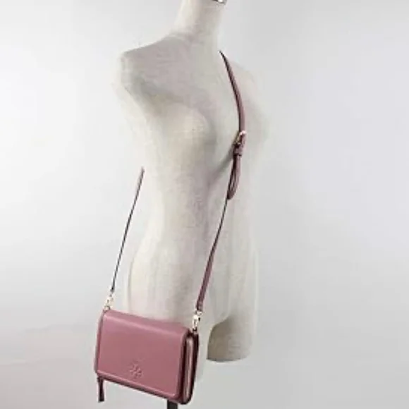 Tory Burch Pink Leather Crossbody Bag - Picture 8 of 12